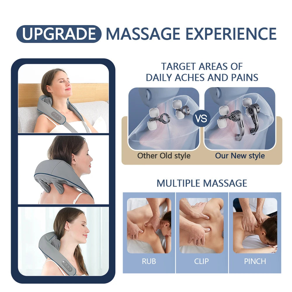 Foreverlily Wireless Neck & Shoulder Massager