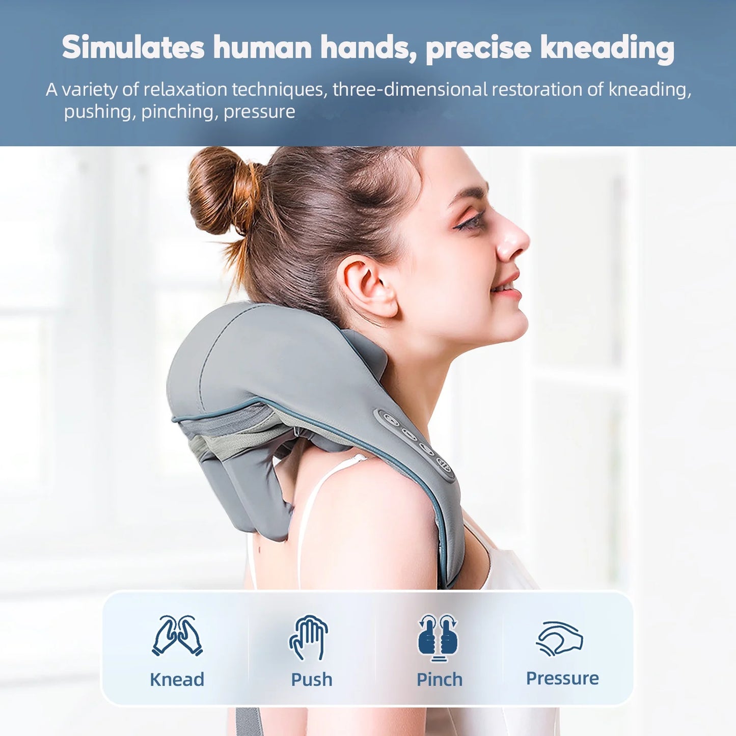 Foreverlily Wireless Neck & Shoulder Massager